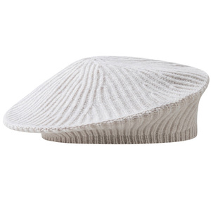 Chapeau adulte d'hiver pour <span class=keywords><strong>femme</strong></span> <span class=keywords><strong>Béret</strong></span> béninois en pure laine avec motif d'étoile Couleurs unies pour les scènes de fête en plein air - Product Image 5