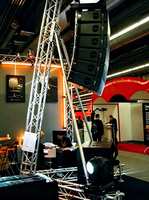 Tour de support portable en aluminium pour enceintes Line Array, pour la configuration de sonorisation de scène d'événements musicaux en direct