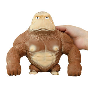 Juguete Antiestrés POWER, Golpea a tu Jefe hasta la saciedad, Sr. <span class=keywords><strong>Wang</strong></span> Gorila, Juguete de Descompresión Suave de Rebote Lento para Relajación - Product Image 1