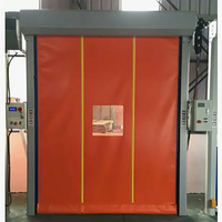 Nueva Puerta de PVC Industrial Automática de Alta Velocidad con Cierre Automático y Reparación Automática para Cuartos Limpios, Moderna y Económica para la Industria Alimentaria