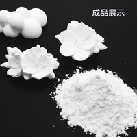 DIY bahan buatan tangan putih Jesmonite hadiah kreatif boneka gipsum kualitas tinggi Eco Resin Casting bubuk gipsum