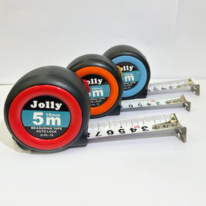 ตลับเมตรจอลลี่ 5 เมตร แบบล็อคอัตโนมัติ ใบมีดเหล็ก สำหรับงานก่อสร้างและงาน DIY - Product Image 2
