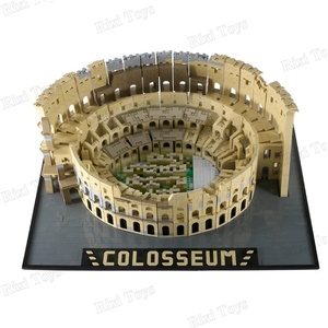 22002 Street View MOC-49020 Maqueta <span class=keywords><strong>de</strong></span> Construcción del Coliseo Romano, Juguete Creativo para Niños, Bloques <span class=keywords><strong>de</strong></span> Construcción <span class=keywords><strong>de</strong></span> <span class=keywords><strong>Arquitectura</strong></span> Mundial DIY - Product Image 6