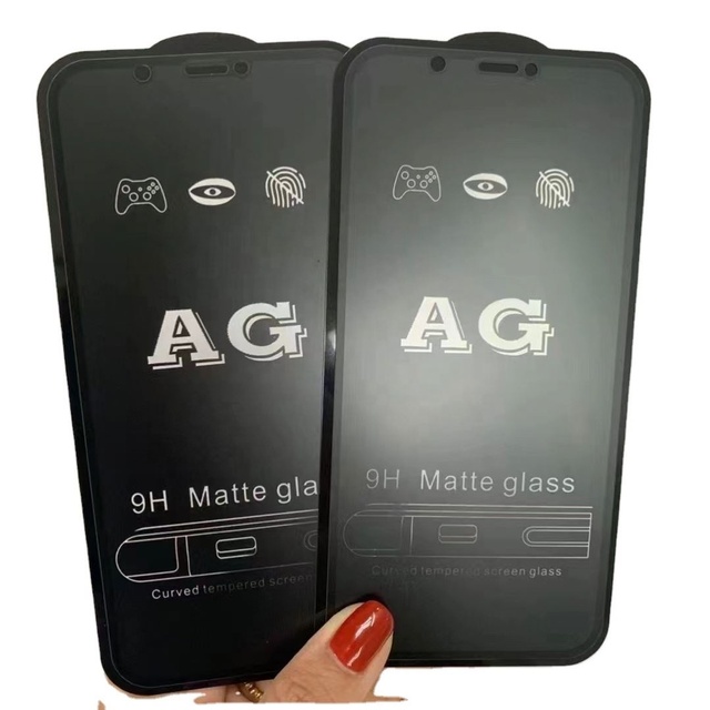 Wholesale Full Cover 9H Anti-Fingerprint AG Matte Tempered Glass Screen Protector for Samsung Infinix Oneplus Tecno Huawei
