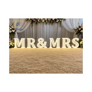 Fornitura di affitto per feste <span class=keywords><strong>LED</strong></span> insegna al Neon sposami 4 piedi evento di matrimonio gigante bambino love <span class=keywords><strong>Led</strong></span> luce grande tendone numero lettera per lo sfondo - Product Image 3