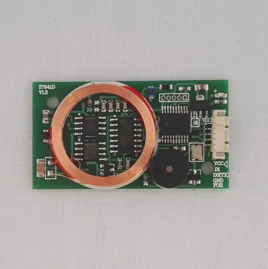 Módulo de leitor de frequência dupla, v1.2 wigan wg26 34 uart ic buzzer modelo 7941d 12v fonte de alimentação