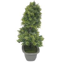 Usine de haute qualité en gros ornement d'intérieur bonsaï arbre décoration artificielle salutation pin en pot pins fausses caractéristiques