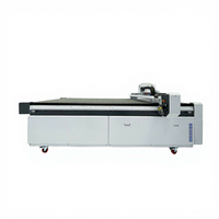 Machine de découpe industrielle contrôlée par PLC, puissance 10 kW, tension 380 V, haute précision 0,1 mm, alimentation automatique, couteau oscillant