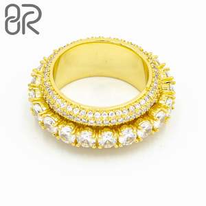 Banda de joyería de plata 925 de fábrica profesional con anillo de compromiso de diamante cultivado en laboratorio de oro sólido VVS Moissanite 10K 14K 18K - Product Image 3