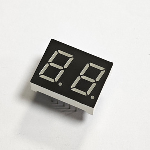 Pantalla LED de 7 Segmentos de 0.5 Pulgadas y 2 Dígitos, Luz Blanca, Bajo Consumo, para Dispositivos de Detección Portátiles, Componente de Visualización de Datos - Product Image 1