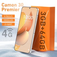 هاتف كامون 30 بريمير 4G بشاشة 6.6 بوصة عالية الدقة، هاتف ذكي بنظام أندرويد، ذاكرة وصول عشوائي 3 جيجابايت، ذاكرة تخزين 64 جيجابايت، بطارية 4350 مللي أمبير، شريحتي اتصال، متجر بلاي