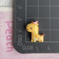 Cabochons plats en résine d'animaux de dessin animé mignons, adorables mini embellissements chat, lapin, cochon, chien, ours pour coques de téléphone et fournitures de bricolage