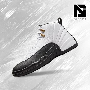 Air Jordan 12 Retro 'Taxi' 2025 Chaussures de basketball authentiques pour hommes Semelle intermédiaire Semelle extérieure Doublure en caoutchouc Coton Sport de plein air Couple - Product Image 1