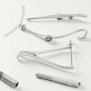 A S AMPEX Stifle Distractor Pequeño, Instrumentos Ortopédicos Veterinarios de Acero Inoxidable Plateado, Compresor Quirúrgico para Gatos - Product Image 3