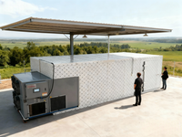 Séchoir alimentaire industriel certifié CE à pompe à chaleur pour la déshydratation du poisson, de la viande, des fruits et des légumes, avec machine de séchage du poisson à air froid