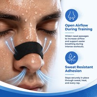 Bandes nasales anti-ronflement très vendues pour une meilleure respiration, patch nasal anti-ronflement, aide au sommeil, expansion physique, non-tissé, OEM