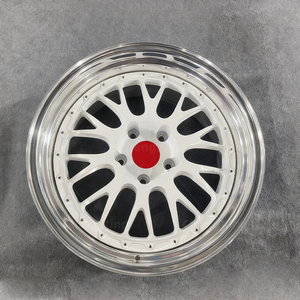 Jantes forgées personnalisées blanches et polies à rebord profond pour voitures particulières, 2/3 pièces, 5x112 5x120 5x114.3 5x130 pour Porsche BMW Audi - Product Image 3