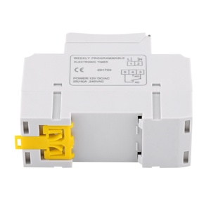 Temporizador Digital LCD Programable de 220V 110V 24V 12V AHC15A TE-4163, Relé de Tiempo de 16A con Certificación CE, Semanal, de Plástico - Product Image 6