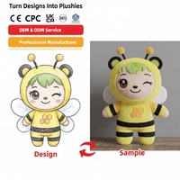 Peluches personnalisées avec logo, fabricant de jouets en peluche, porte-clés ours en peluche personnalisé, pull, lunettes de soleil, faible MOQ, OEM ODM, poupée en peluche