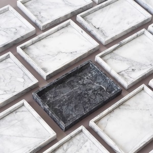 Stile nordico rettangolo di marmo tavolino da caffè <span class=keywords><strong>vassoio</strong></span> decorativo camera da letto Aroma portacandele <span class=keywords><strong>vassoio</strong></span> portaoggetti - Product Image 4