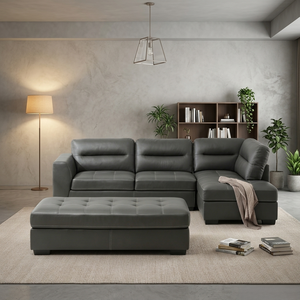 Sofá Seccional en Forma de L Extensible de Lujo Moderno, Sofá de Tela con Otomana de Almacenamiento, Muebles Modulares para Sala de Estar - Product Image 5