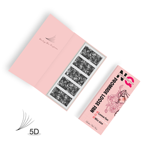 QClashes NQ Lashes 0.03 0.05 0.07 Mega Volume Synthetic Hair Lash Box Soft Brown Natural Long Vegan Eyelash Extension - Product Image 4