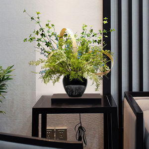 Ensemble <span class=keywords><strong>de</strong></span> vases floraux en tissu <span class=keywords><strong>de</strong></span> soie <span class=keywords><strong>de</strong></span> haute qualité au design spécial tendance résistant aux UV pour patio, <span class=keywords><strong>jardin</strong></span>, <span class=keywords><strong>salon</strong></span>, hôtel - Product Image 5