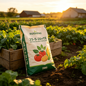 Fertilizante NPK 25-5-20 +TE soluble en agua al por mayor <span class=keywords><strong>para</strong></span> riego por goteo, pulverización <span class=keywords><strong>foliar</strong></span>, invernadero y césped. MOQ 1000kg - Product Image 6