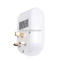 MISUXN UK Type Smart Plug Powered Switch Timer Socket Standar Inggris Bersertifikat CE 10A 220-240V AL-06W Buatan China Bahasa Inggris