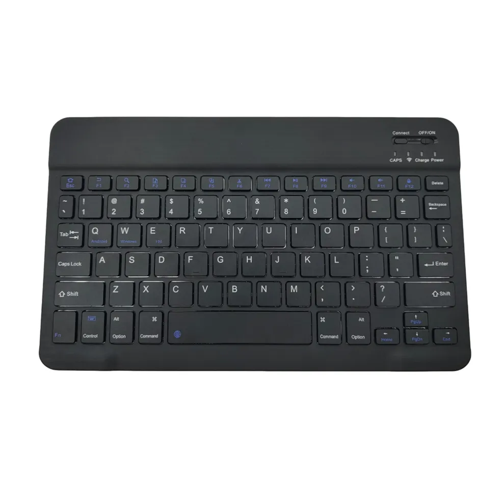 10 Inch Wireless Keyboard Portable Mini Keyboard Colorful 78 Keys Mini Keyboard