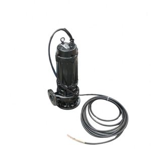 ปั๊มน้ำเสียเหล็กหล่อ WQ แบบไหลแรงสำหรับงานกันน้ำท่วมในห้องใต้ดิน ไม่ก่อให้เกิดการอุดตัน แบบขั้นตอนเดียว ขายส่งจากโรงงาน - Product Image 2