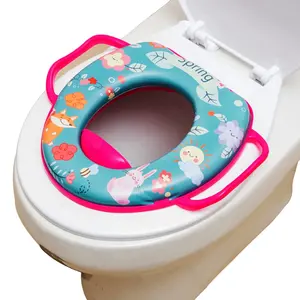 Suporte infantil para vaso sanitário, almofada leve para treino de vaso sanitário para crianças pequenas, antiderrapante