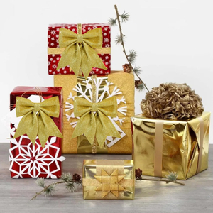 Nœud papillon de grande taille de 24cm pour la décoration d'arbre de Noël Accessoires de <span class=keywords><strong>cadeau</strong></span> de décoration d'arbre de centre commercial bricolage - Product Image 3