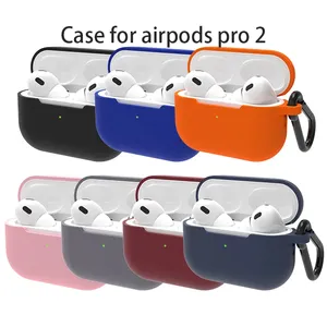 Wholesale 2024 new one-pice silicone earphones case for apple 2nd generation airpods pro 2 case