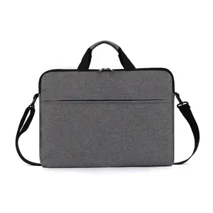 New Selling Solid Color Breathable Waterproof Shock-proof Business Leisure Hand Bill Shoulder Women Laptop Bag