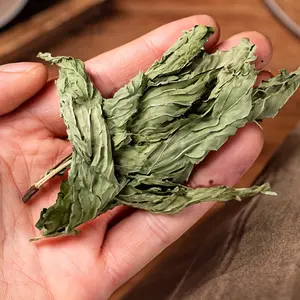 Té de hojas de menta secas al por mayor, bolsa de té de menta seca a granel, hierbas secas, té de menta de hoja verde