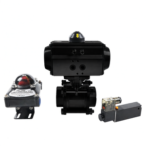 Válvulas de Bola de Pedido Urgente COVNA HK56 DN25 1\" Válvula de Bola de Vapor de 2 Vías con Actuador Neumático de Acero Inoxidable 316 1000 WOG - Product Image 6