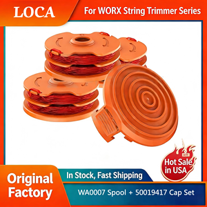 ชุดสายเอ็นตัดหญ้า WA0007 จำนวน 3 ชิ้น พร้อมด้วยด้ายสำรอง 2x5 เมตร (16 ฟุต) ขนาด 1.6 มม. สำหรับเครื่องตัดหญ้า WORX WG116 WG118 WG119 รุ่น Heavy Duty ABS - Product Image 2