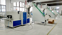 Ligne de production de machines d'emballage de pailles à boire en papier, plastique et PLA, entièrement automatique, à grande vitesse et facile à utiliser