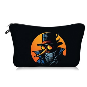 Bolsa organizadora de maquillaje con cremallera, regalos personalizados para dama de honor, bolsa de viaje, bolsa de maquillaje con estampado de <span class=keywords><strong>Mr</strong></span> Bird - Product Image 3