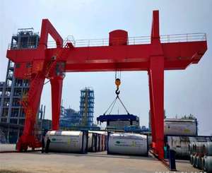 Heavy Duty Steel MG Gantry Crane with Locking Wheels 10-75T Lifting Capacity for Outdoor Warehouse & Cargo Yard - Product Image 4