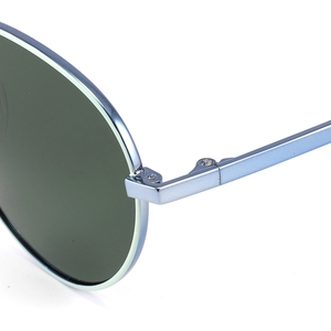 Gafas de Sol Ovaladas con Montura Metálica Completa, Lentes Degradadas, 100% Protección UV, Unisex, Casuales, para Adultos - Product Image 5