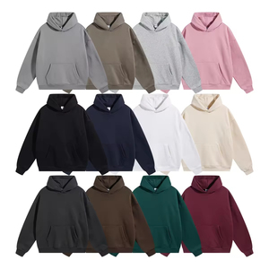 Sudadera con capucha para hombre, de algodón de estambre grueso de 380 g, forrada, con estampado puff, de corte holgado, unisex, tallas grandes, al por mayor - Product Image 1