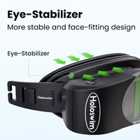 Gafas de Natación Inteligentes Holoswim AR 2 Go / Go+ 2026, Antivaho, con Monitor de Actividad, Resistentes al Agua, Material PET/PC