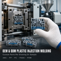 Layanan Cetakan Kustom OEM ODM untuk Komponen Blok Terminal Industri dari Plastik ABS PP PC PA66