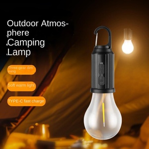 Nueva LUZ DE Camping tipo C recargable Retro ambiente LED tungsteno tienda luz al aire libre luces de Camping - Product Image 2