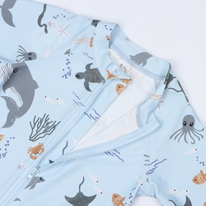 Usine en gros bébé maillots <span class=keywords><strong>de</strong></span> <span class=keywords><strong>bain</strong></span> mignon imprimé barboteuse été bébé garçons à manches courtes <span class=keywords><strong>combinaison</strong></span> térylène fermeture éclair <span class=keywords><strong>maillot</strong></span> <span class=keywords><strong>de</strong></span> <span class=keywords><strong>bain</strong></span> pour enfants - Product Image 5