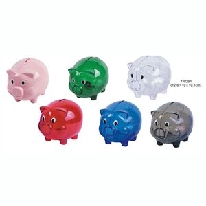 Huchas de Plástico Transparente con Forma de Casa para Niños, Económicas - Product Image 3