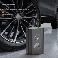 Pompe à air sans fil pour voiture avec écran LCD 150 PSI, gonfleur de pneus électrique d'urgence pour extérieur