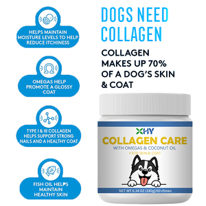 <span class=keywords><strong>Prix</strong></span> d'usine OEM/ODM – Complément multi-collagène à mâcher pour chiens, favorisant la santé des articulations, du cartilage et de la peau - Product Image 4
